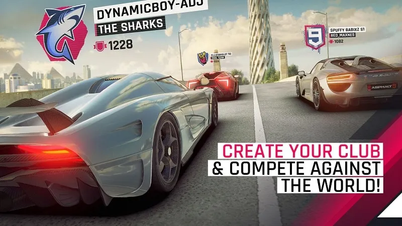 Game mod thể thao Asphalt 9 với siêu xe chân thực