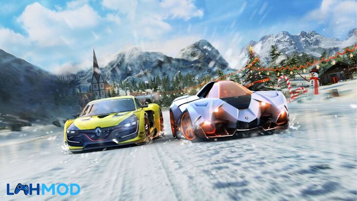 Phiên bản Asphalt 8 Lmhmod đi kèm với nhiều đường đua mới hấp dẫn