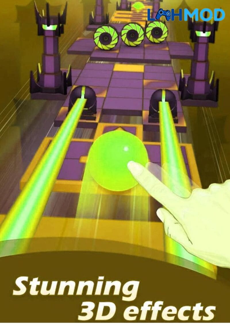 Rolling Sky APK thuộc thể loại chạy vượt chướng ngại vật