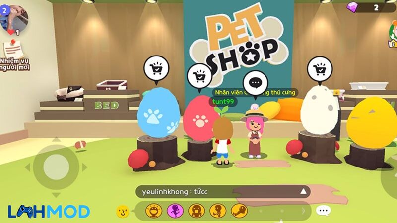 Sở hữu bộ sưu tập thú cưng phong phú nhờ bản mod apk